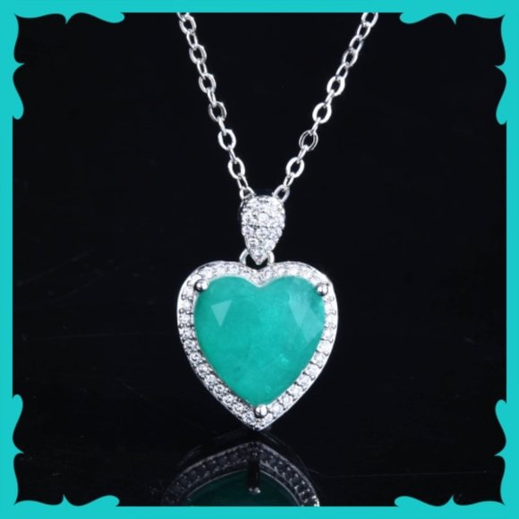 Gorgeous Brazilian Neon Blue Paraiba Tourmaline 3pc Jewelry Set - Picture 2 of 10